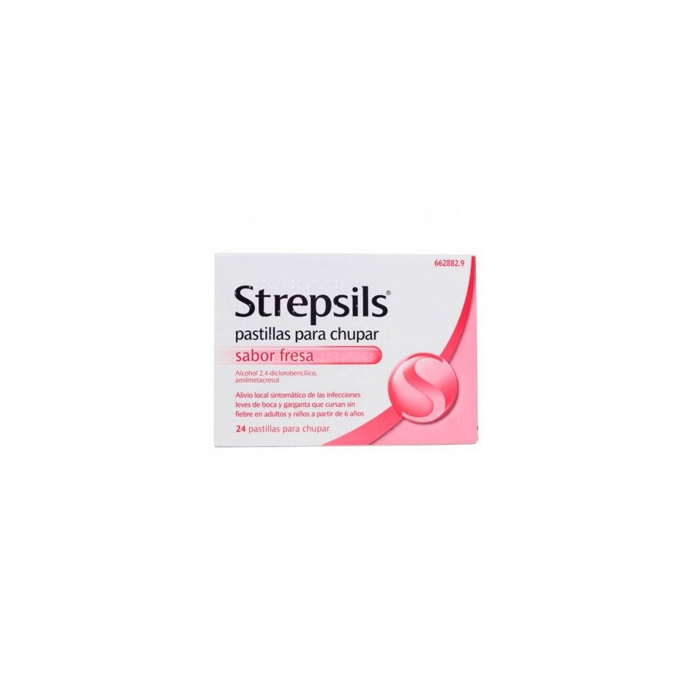STREPSILS 24 PASTILLAS PARA CHUPAR FRESA