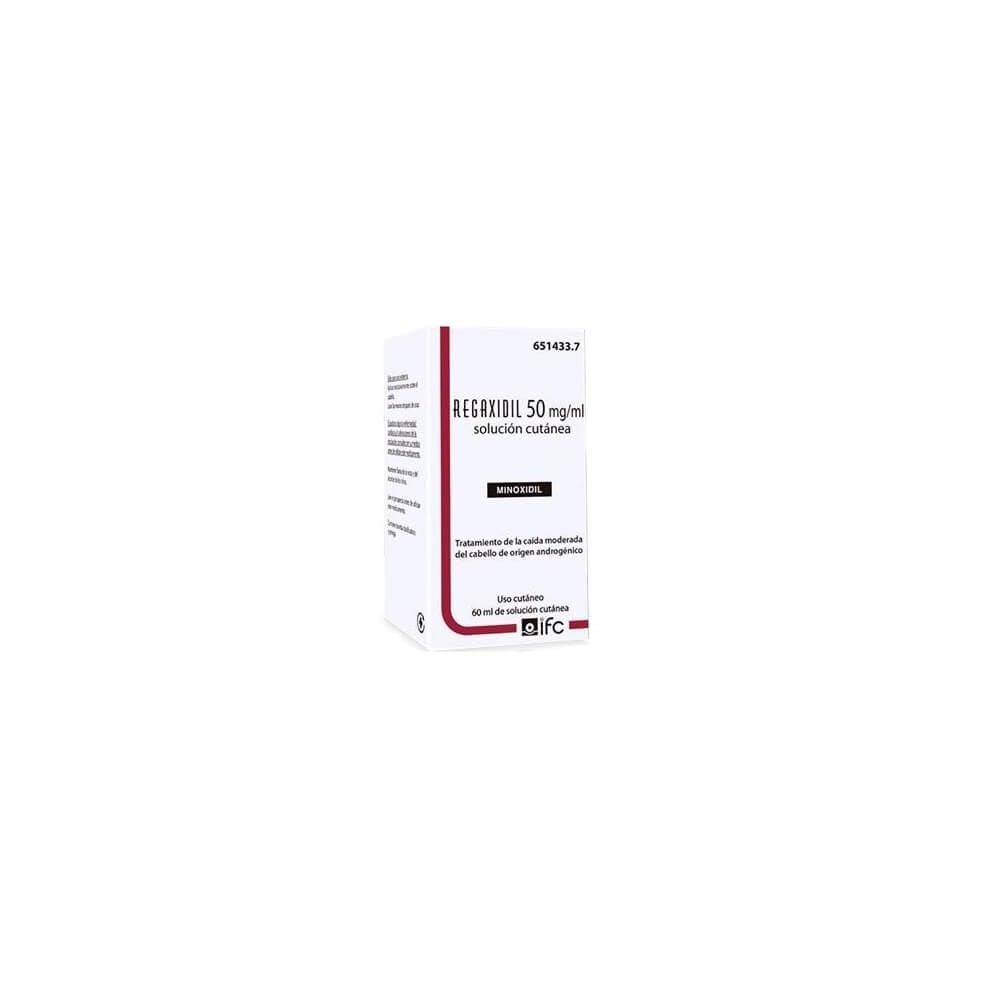 REGAXIDIL 50MG/ML SOLUCIÓN CUTÁNEA, 1 FRASCO DE 60ML