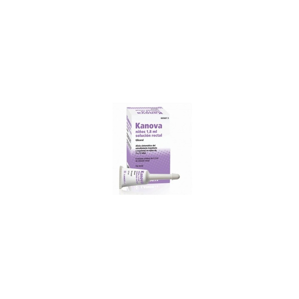 KANOVA NIÑOS 1.8 ML SOLUCION RECTAL 6 ENEMAS 2.5