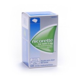 NICORETTE ICE MINT 2 MG 105 CHICLES