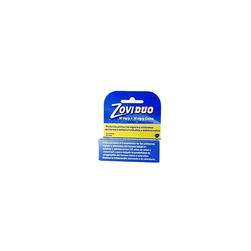 ZOVIDUO 50/10 MG/G CREMA TUBO 2 G