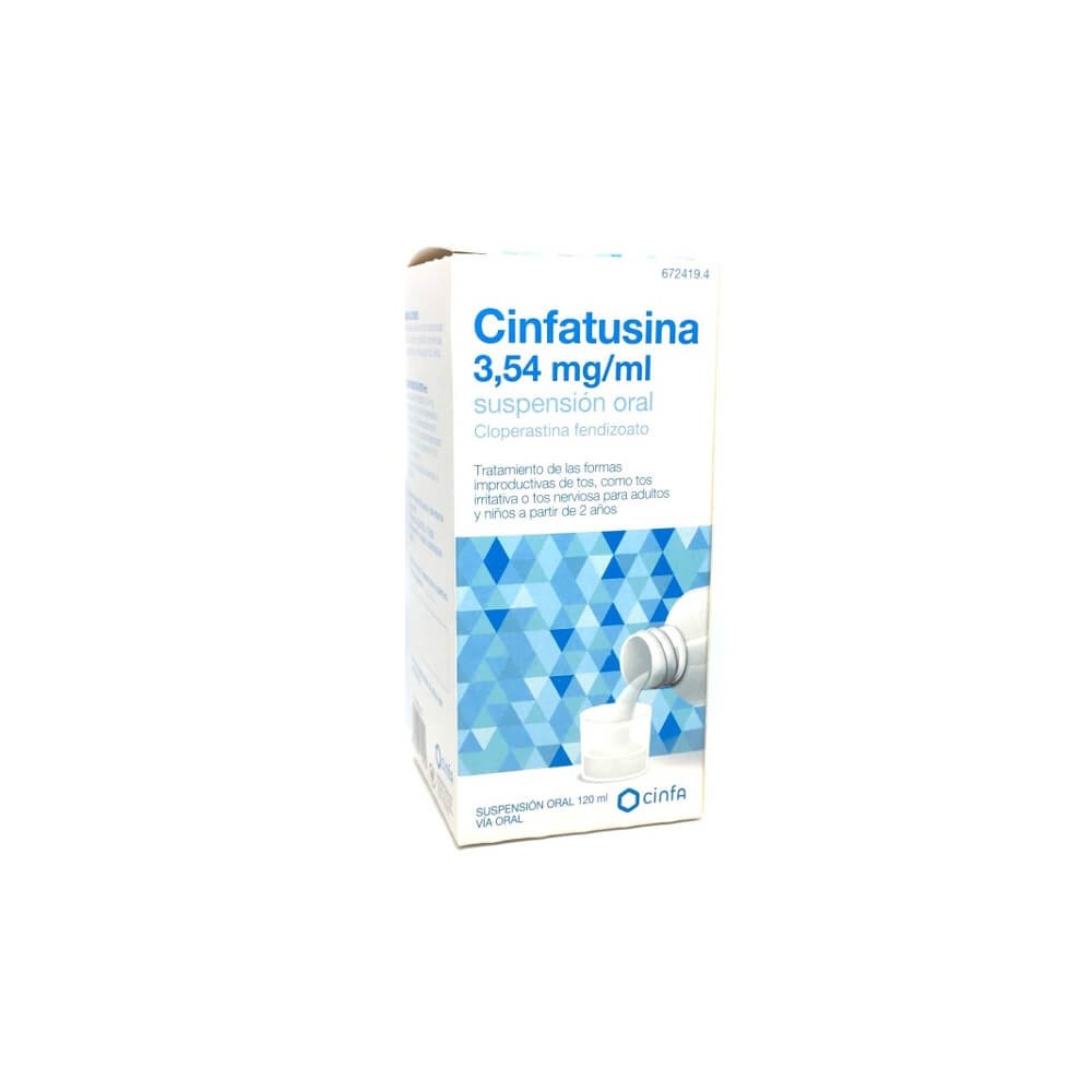 CINFATUSINA 3,54MG/ML SUSPENSIÓN ORAL, 1 FRASCO DE 120ML