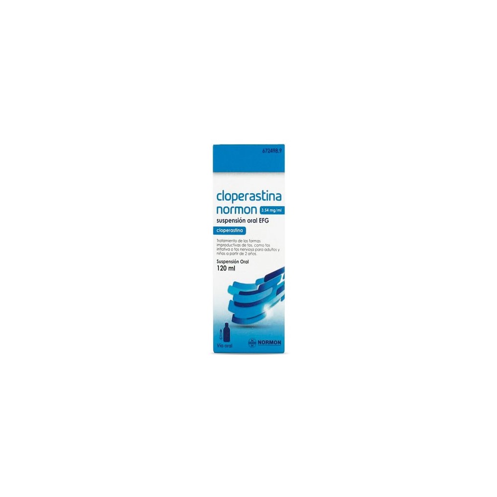 CLOPERASTINA NORMON 3,54 MG/ML SUSPENSION ORAL EFG 120 ML