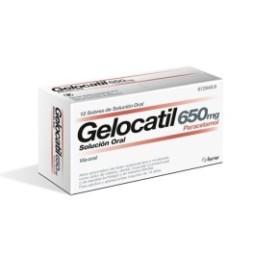GELOCATIL 650 MG 12 SOBRES SOLUCION ORAL