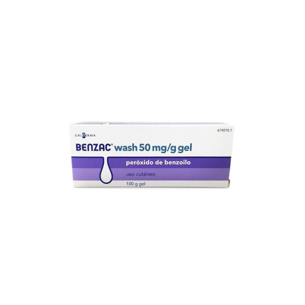 BENZAC WASH 50MG/G GEL, 1 TUBO DE 100G