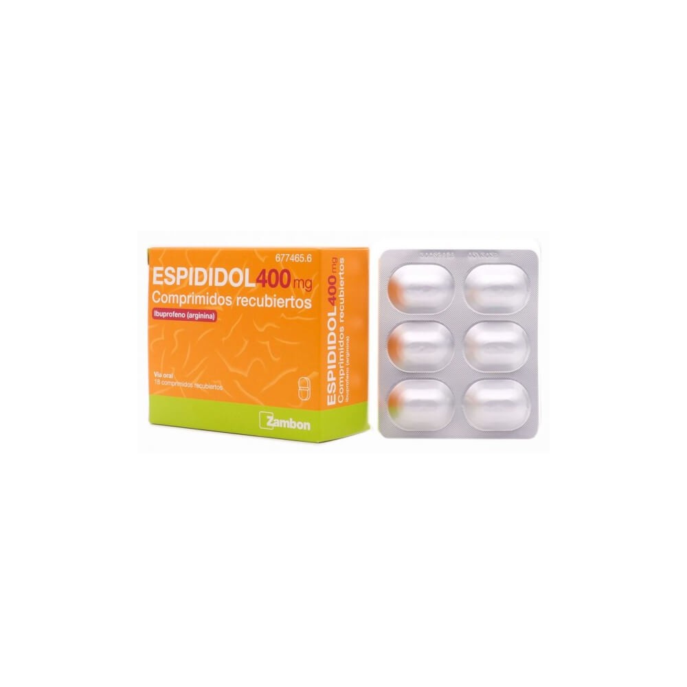 ESPIDIDOL 400MG, 18 COMPRIMIDOS RECUBIERTOS