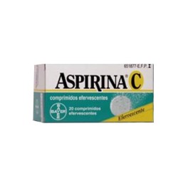 ASPIRINA C 400/240 MG 20 COMPRIMIDOS EFERVESCENT