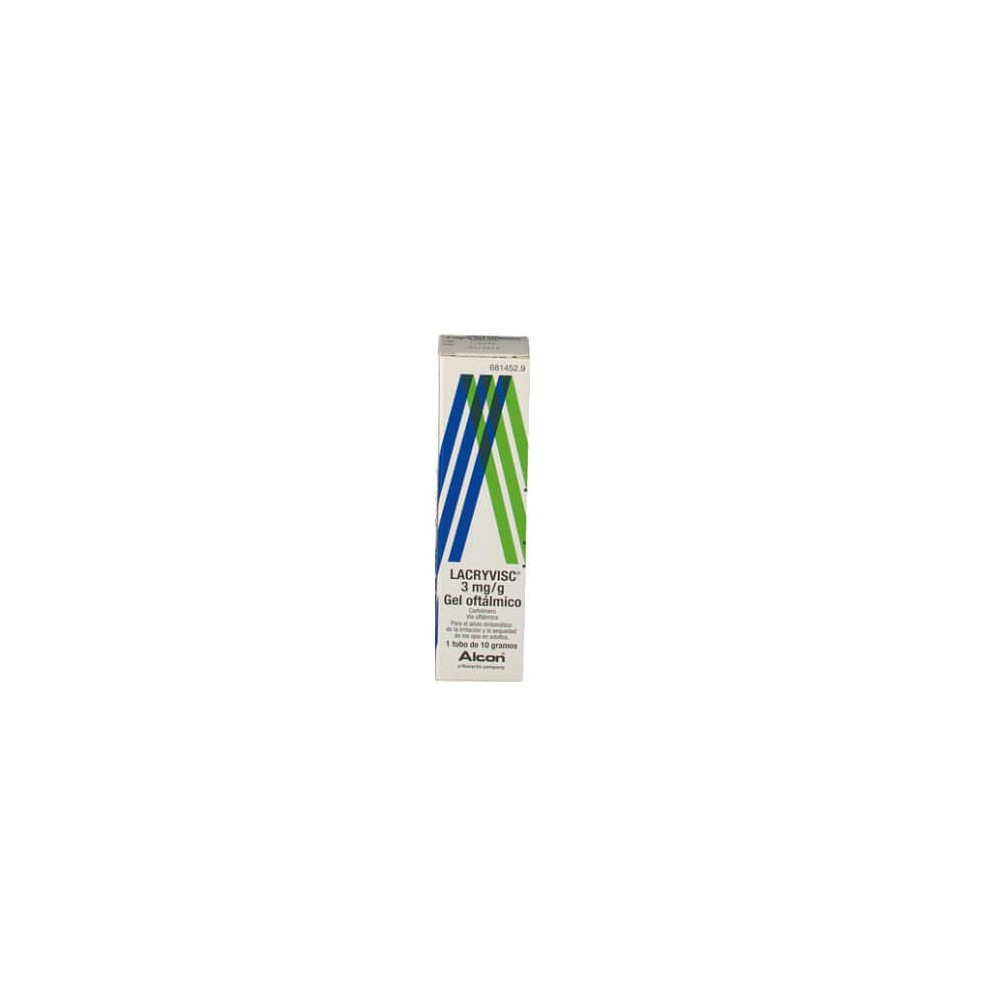 LACRYVISC 3MG/G GEL OFTALMICO, 1 TUBO DE 10G