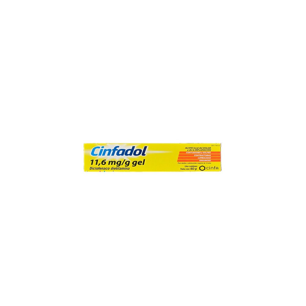 CINFADOL 11,6 MG/G GEL 60G - (1TUBO)