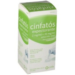 CINFATOS EXPECTORANTE 2/10 MG/ML JARABE 125 ML