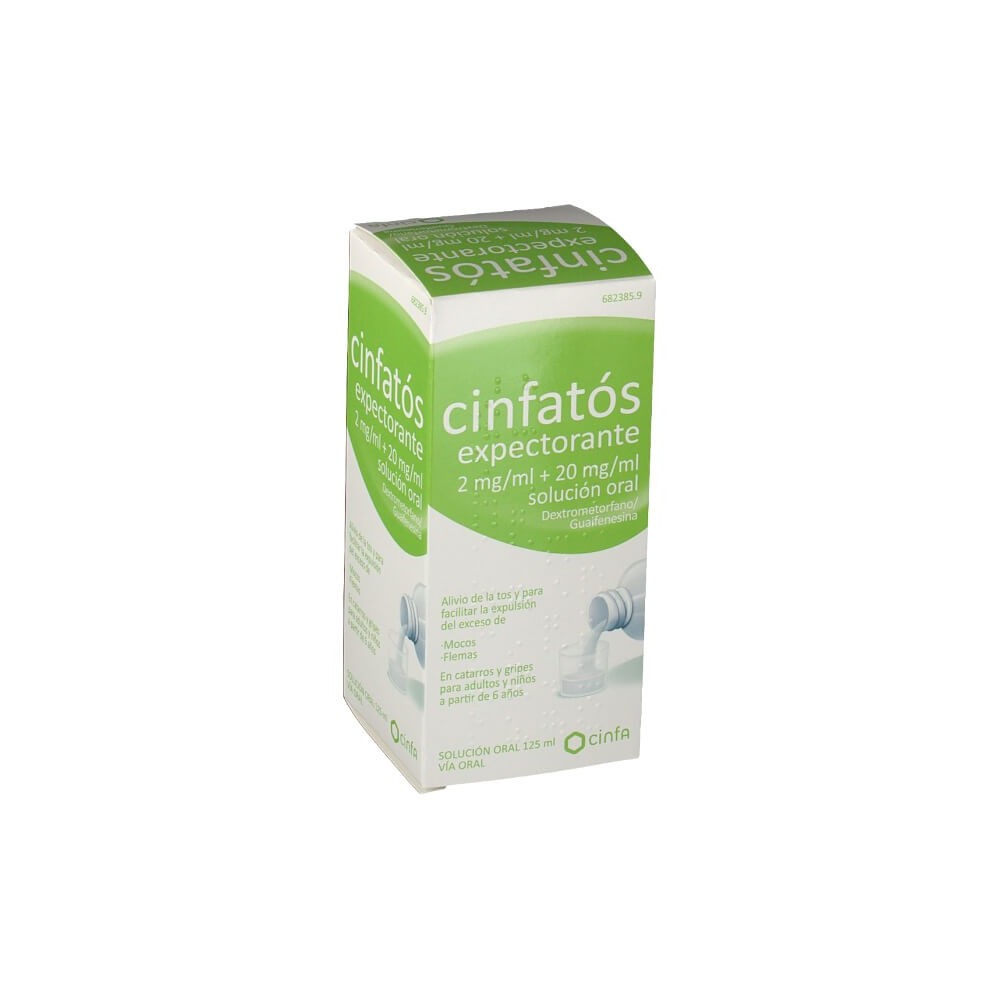 CINFATOS EXPECTORANTE 2/10 MG/ML JARABE 125 ML