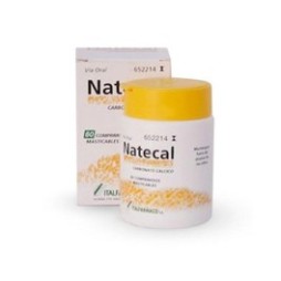 NATECAL 600MG, 60 COMPRIMIDOS MASTICABLES