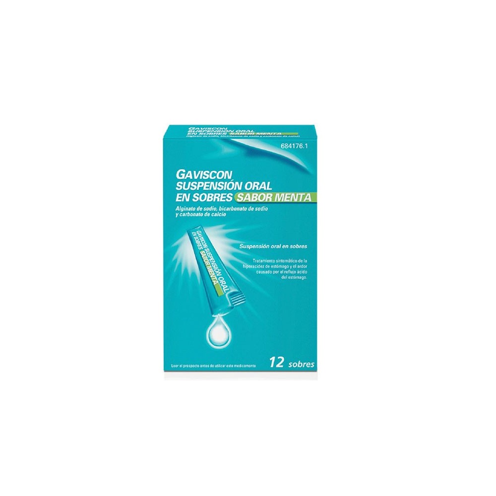 GAVISCON 12 SOBRES SUSPENSION ORAL