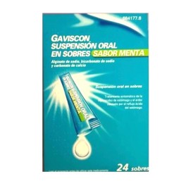 GAVISCON 24 SOBRES SUSPENSION ORAL