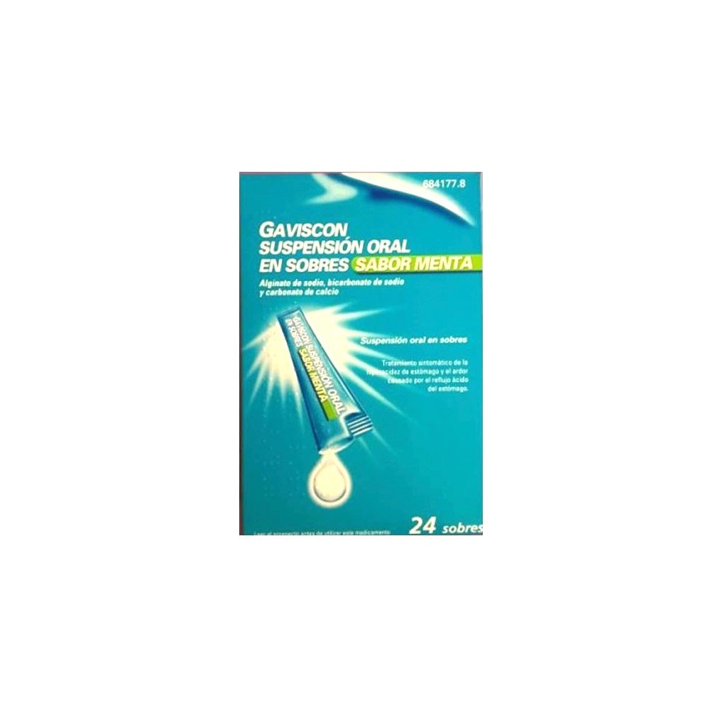 GAVISCON 24 SOBRES SUSPENSION ORAL