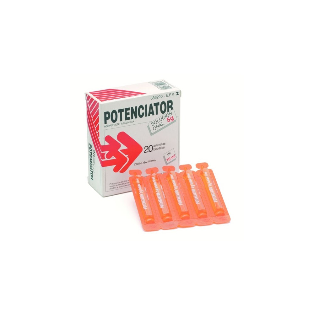 POTENCIATOR 5 G 20 AMPOLLAS BEBIBLES 10 ML