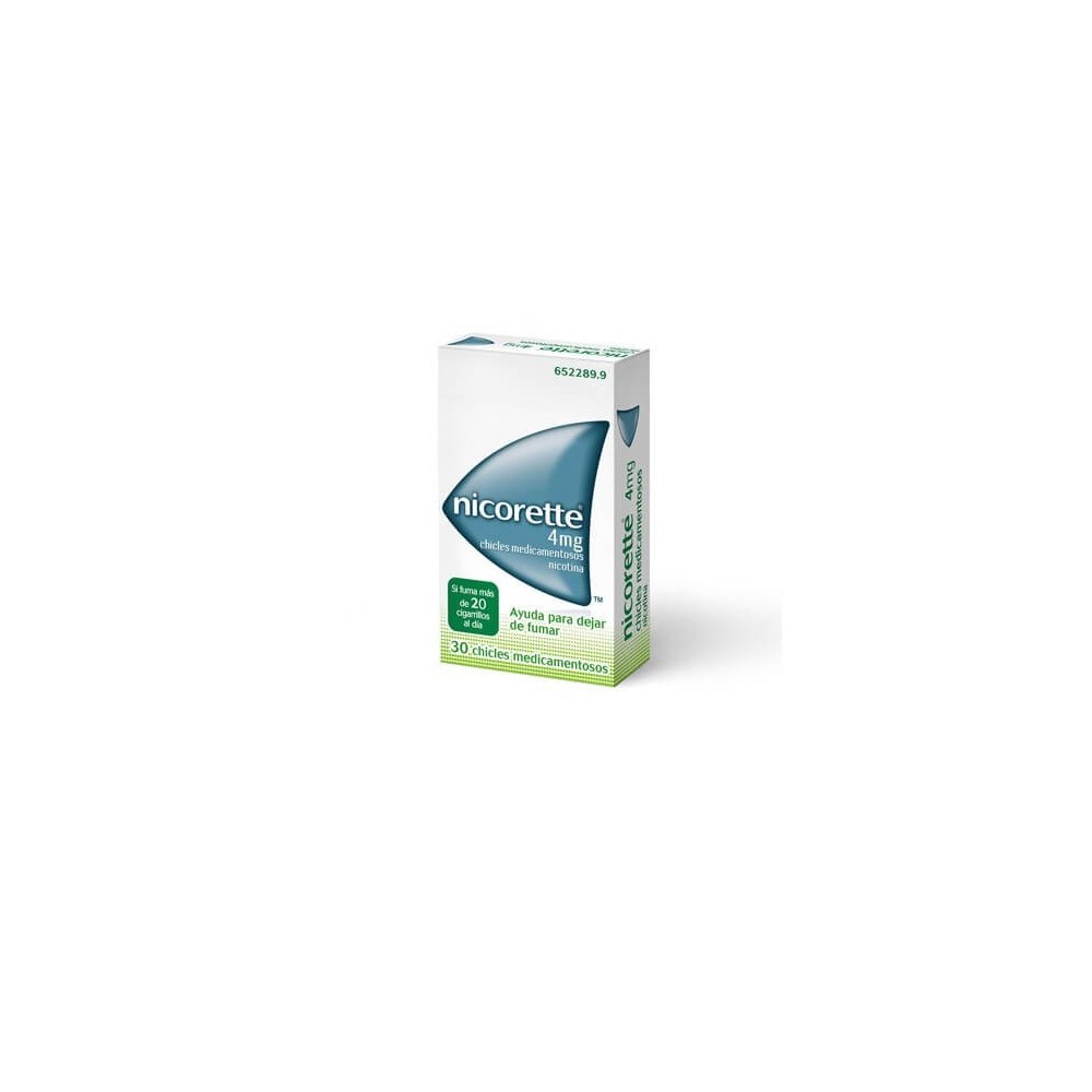 NICORETTE 4MG, 30 CHICLES MEDICAMENTOSOS