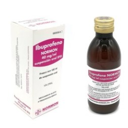 IBUPROFENO NORMON 40MG/ML SUSPENSION ORAL EFG, 1 FRASCO DE 150ML