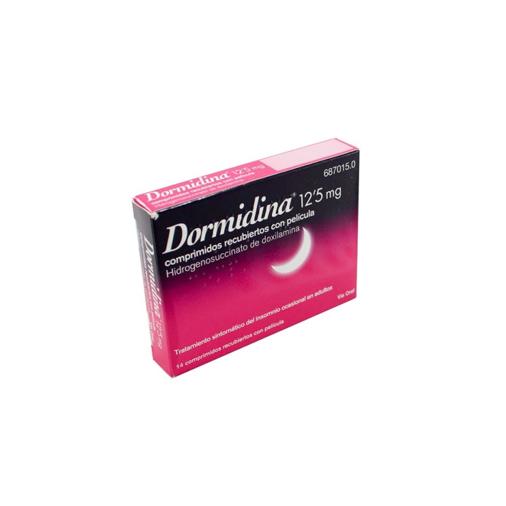 DORMIDINA 12.5 MG 14 COMPRIMIDOS RECUBIERTOS