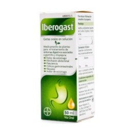 IBEROGAST GOTAS ORALES EN SOLUCIÓN, 1 FRASCO DE 50ML