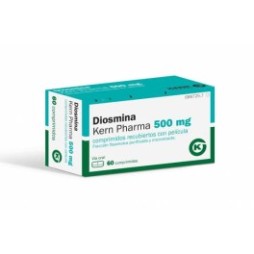 DIOSMINA KERN PHARMA 500MG, 60 COMPRIMIDOS RECUBIERTOS CON PELÍCULA