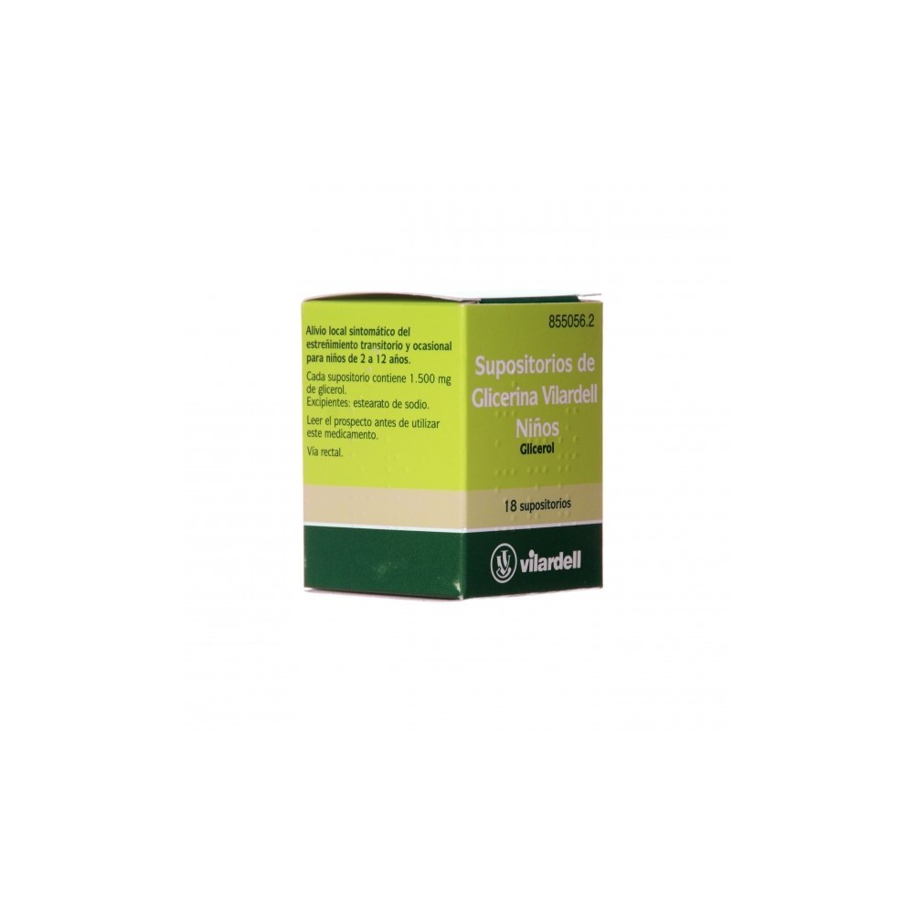 SUPOSITORIOS GLICERINA VILARDELL INFANTIL 1.58 G