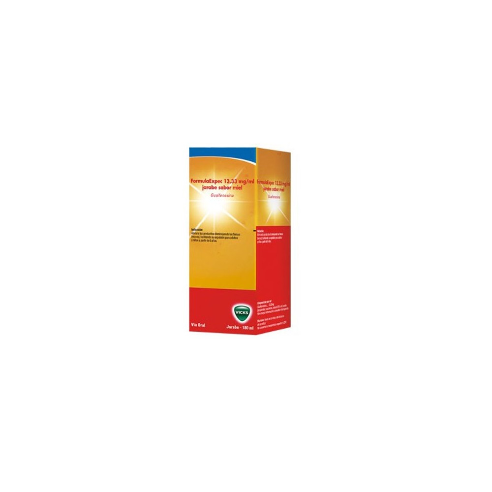 FORMULAEXPEC 13,33 MG/ML JARABE SABOR MIEL, 1 FRASCO DE 180ML