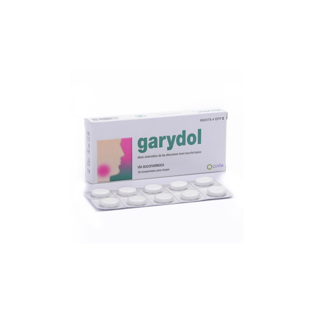 GARYDOL 5MG/2MG, 20 COMPRIMIDOS PARA CHUPAR