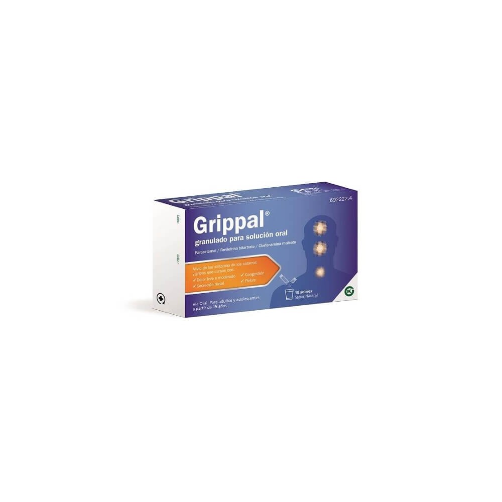 GRIPPAL GRANULADO PARA SOLUCION ORAL, 10 SOBRES