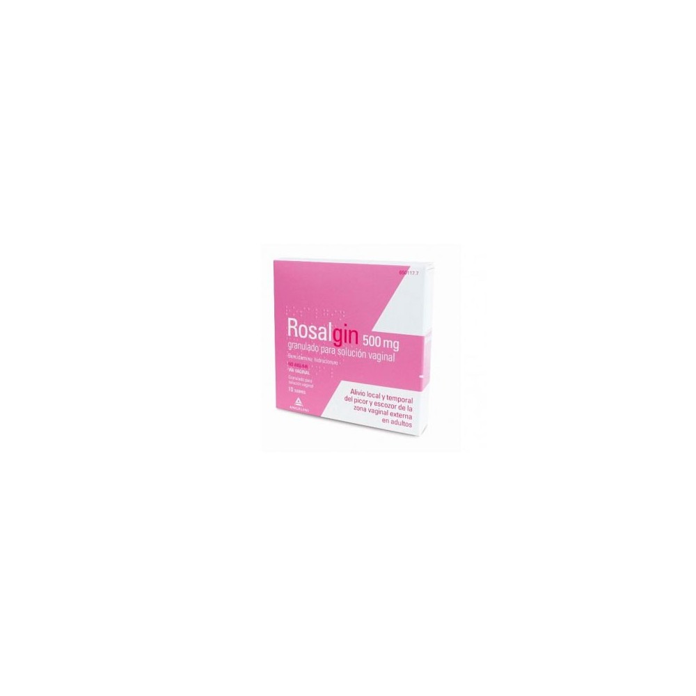 ROSALGIN 500 MG GRANULADO SOLUCION VAGINAL 10 SO