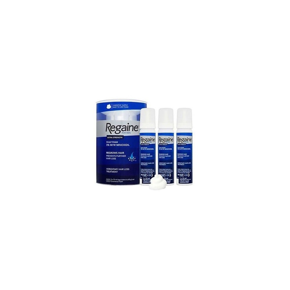 REGAINE 50 MG/G ESPUMA CUTANEA 3 AEROSOLES 60 G