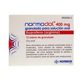 NORMODOL EFG 400 MG 12 SOBRES GRANULADO SOLUCION ORAL