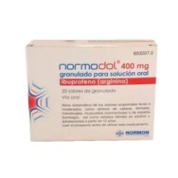 NORMODOL 400MG GRANULADO PARA SOLUCIÓN ORAL EFG, 20 SOBRES