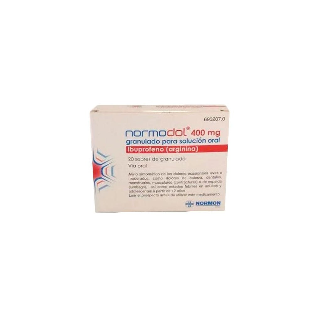 NORMODOL 400MG GRANULADO PARA SOLUCIÓN ORAL EFG, 20 SOBRES