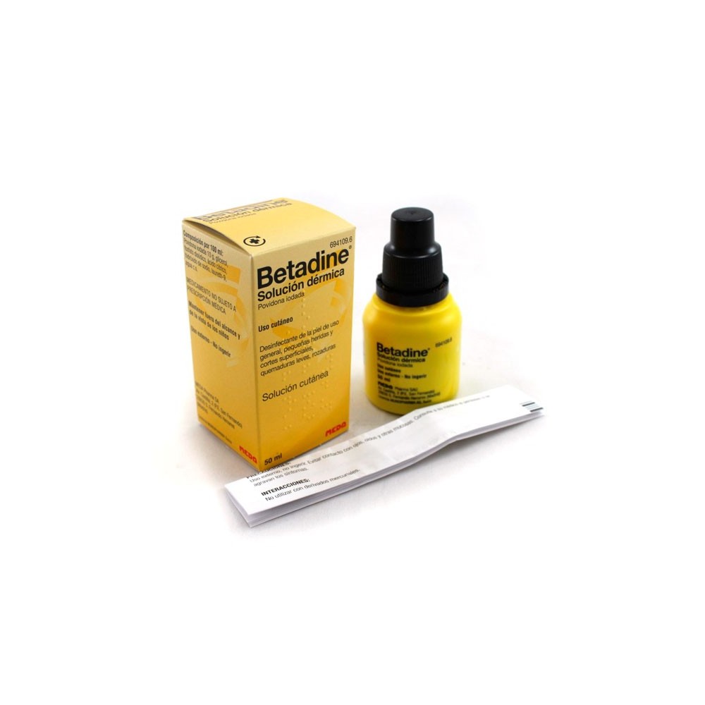 BETADINE 10% SOLUCION TOPICA 1 FRASCO 50 ML