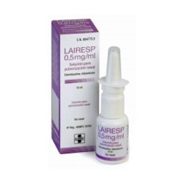 LAIRESP 0,5MG/ML SOLUCIÓN PARA PULVERIZACIÓN NASAL, 1 ENVASE PULVERIZADOR DE 15ML