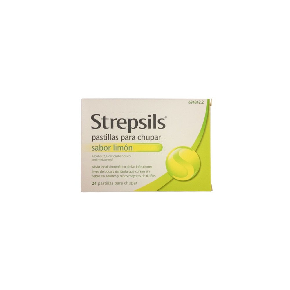 STREPSILS 24 PASTILLAS PARA CHUPAR LIMON
