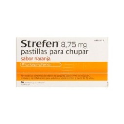 STREFEN 8.75 MG 16 PASTILLAS PARA CHUPAR NARANJA