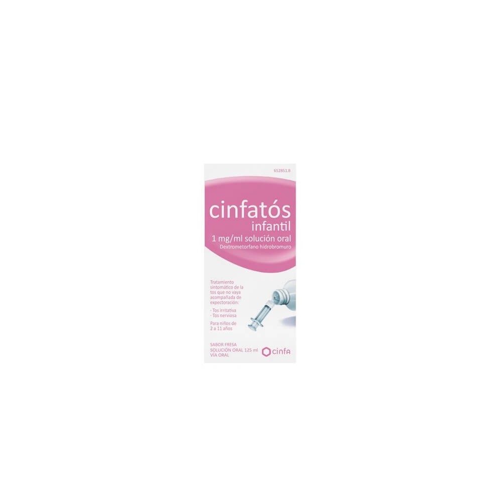 CINFATOS INFANTIL 1MG/ML SOLUCIÓN ORAL, 1 FRASCO DE 125ML