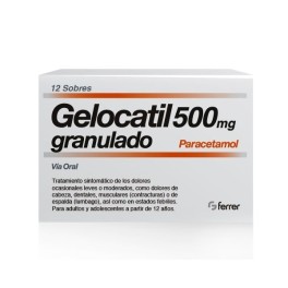 GELOCATIL 500 MG 12 SOBRES GRANULADO