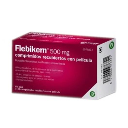 FLEBIKERN 500MG, 30 COMPRIMIDOS RECUBIERTOS CON PELÍCULA