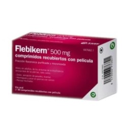 FLEBIKERN 500MG, 30 COMPRIMIDOS RECUBIERTOS CON PELÍCULA