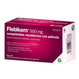 FLEBIKERN 500MG, 60 COMPRIMIDOS RECUBIERTOS CON PELÍCULA