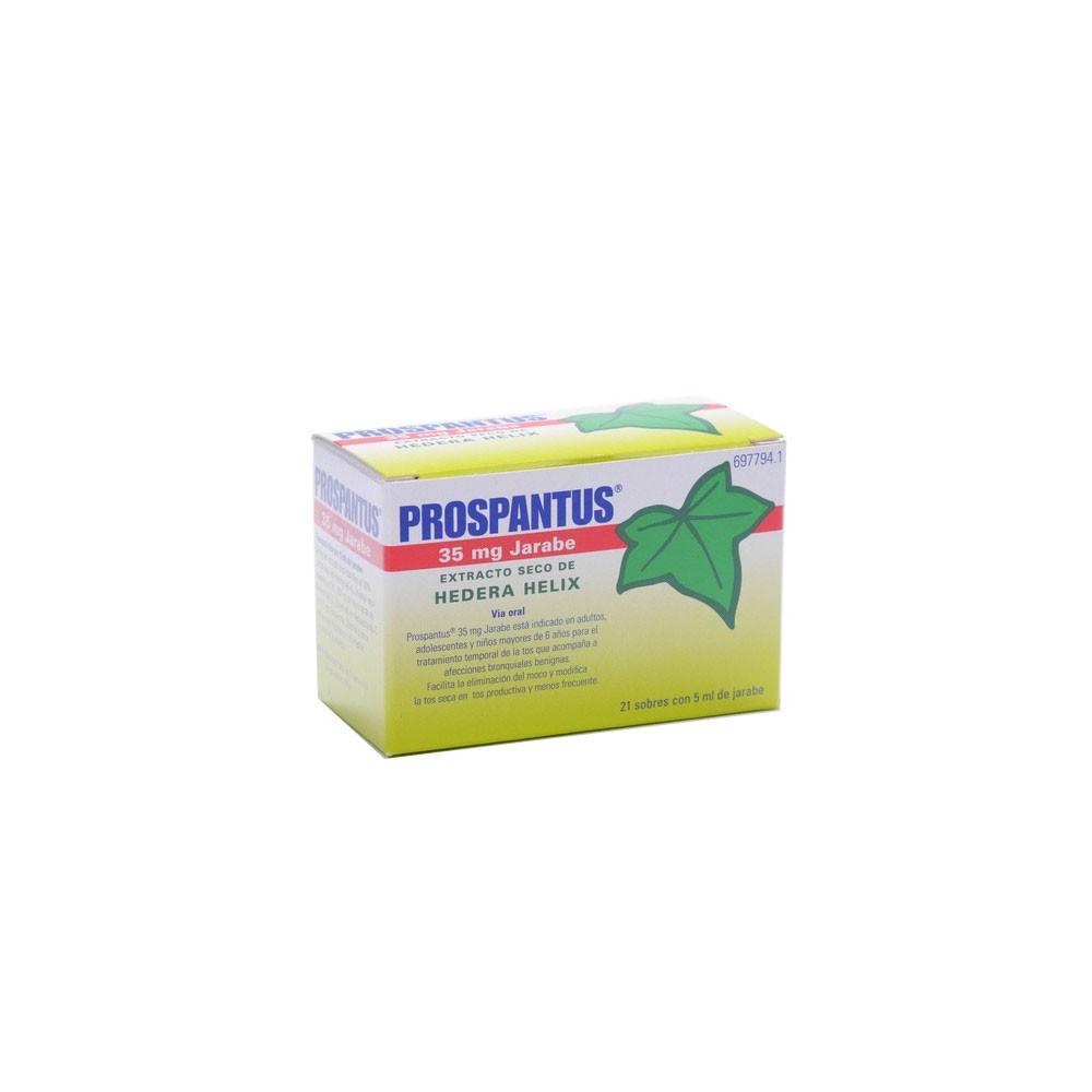 PROSPANTUS 35 MG 21 SOBRES JARABE 5 ML
