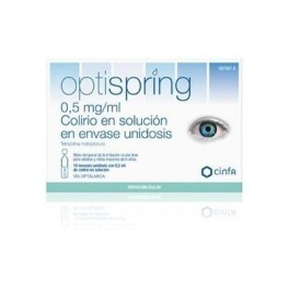 OPTISPRING 0.5 MG/ML COLIRIO 10 MONODOSIS SOLUCI