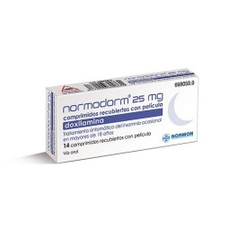 NORMODORM 25 MG 14 COMPRIMIDOS RECUBIERTOS