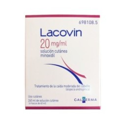 LACOVIN 20MG/ML SOLUCIÓN CUTÁNEA, 4X60ML