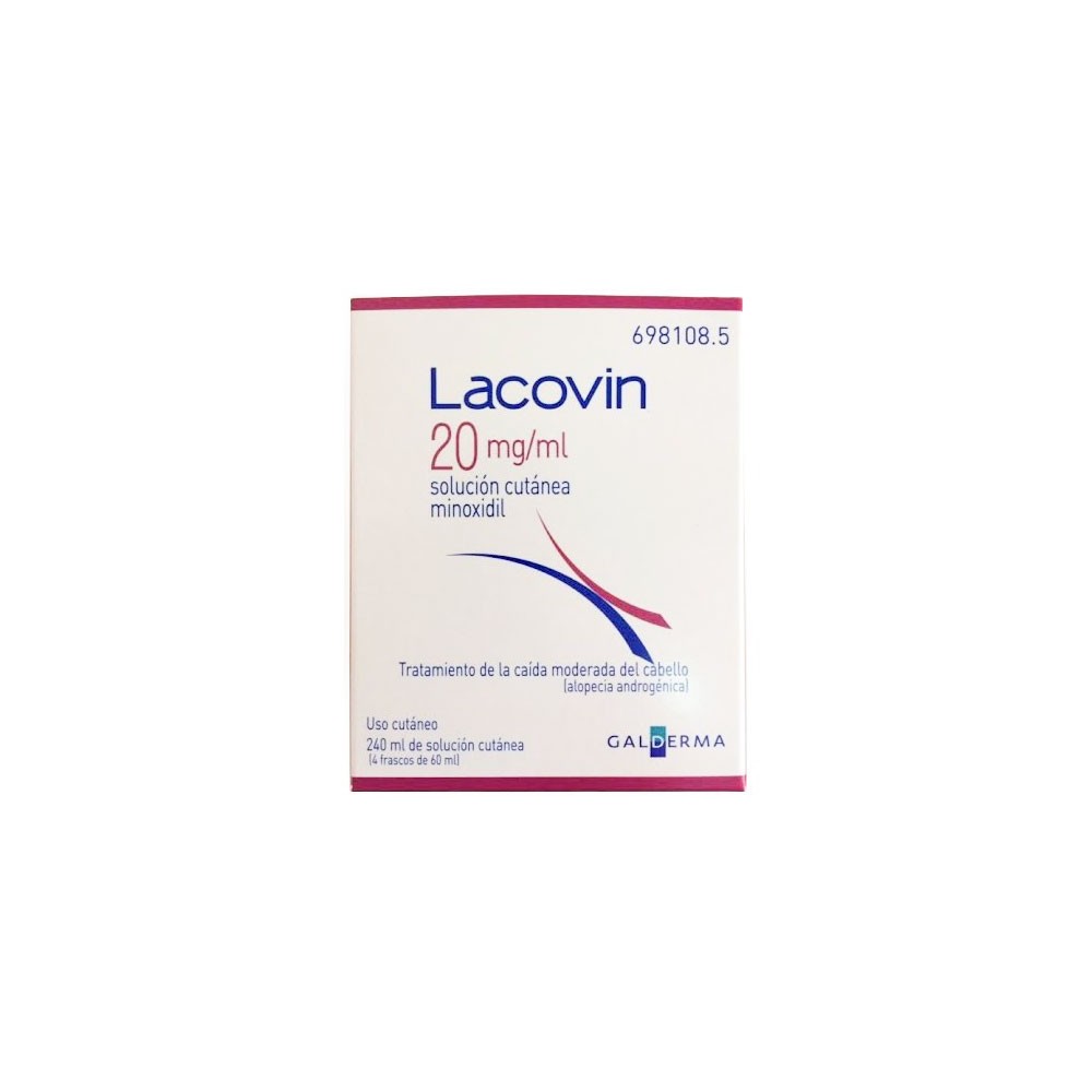 LACOVIN 20MG/ML SOLUCIÓN CUTÁNEA, 4X60ML
