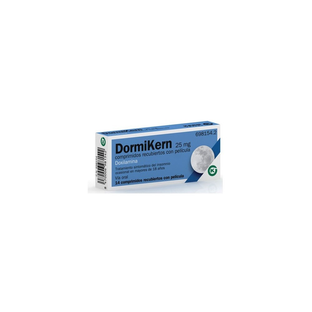 DORMIKERN 25 MG 14 COMPRIMIDOS