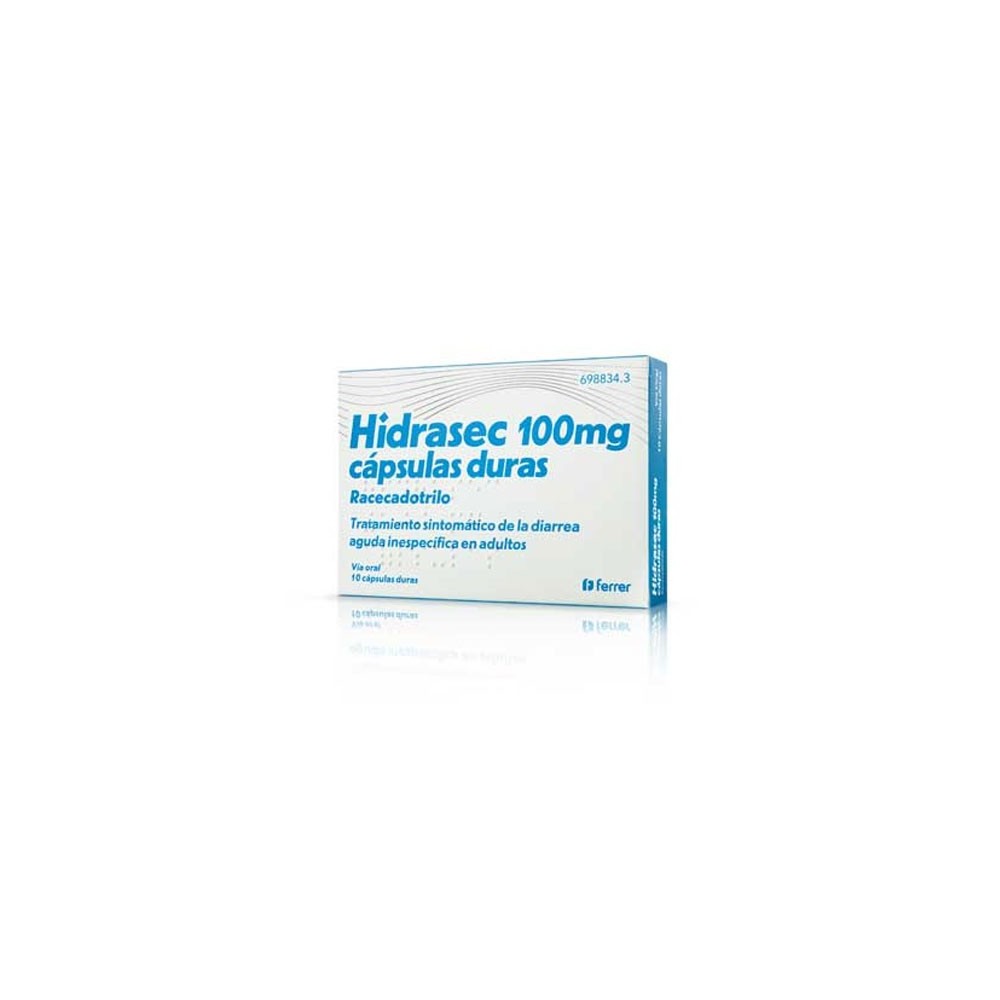 HIDRASEC 100 MG 10 CAPSULAS DURAS